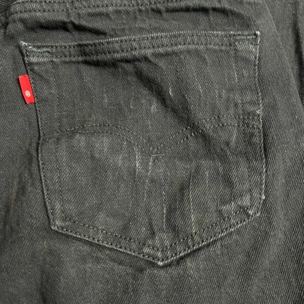 LEVI’s Black Jeans Men’s SZ 34/34 Levi’s 501 Label Black Denim Pant Button Fly